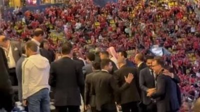 وزير الرياضة و مجلسي الأهلي والزمالك فى ”الأول بارك” لمتابعة نهائي الكأس