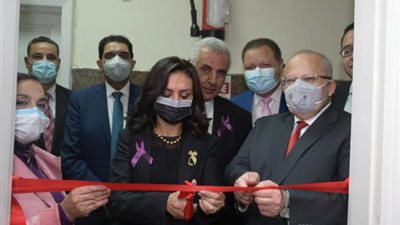بالصور .. افتتاح وحدة الاستجابة الطبية للتعامل مع السيدات المعنفات بقصر العيني