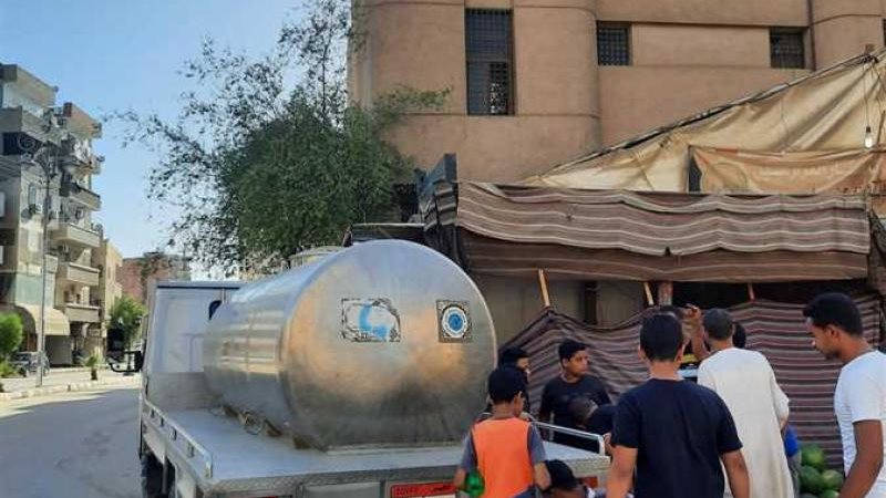 قطع المياة عن الجيزة