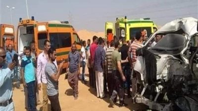 مصرع وإصابة 3 أشخاص في حادث تصادم ببنها