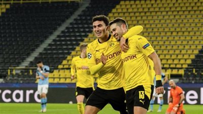 دورتموند يتفوق على لاتسيو في الشوط الأول بهدف جيريرو