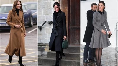 من دولاب ميجان ماركل وكيت ميدلتون.. ابدئي إطلالتك الشتوية بالفستان
