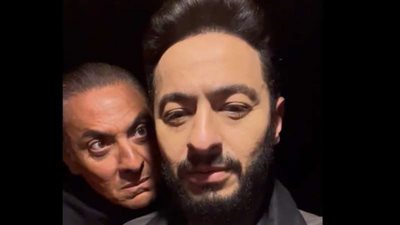 فتحى عبد الوهاب يرعب حمادة هلال في كواليس المداح 4