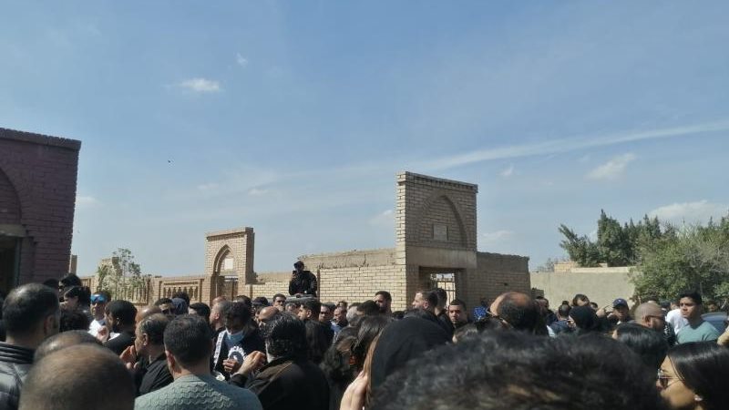 دفن جثمان حبيبة الشماع