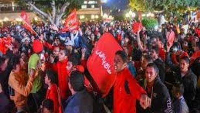 الاهلي.. الأعضاء يحتفلون بلقب كأس مصر