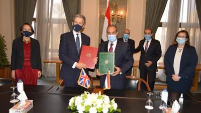 توقيع اتفاقية المشاركة المصرية البريطانية