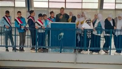 زيارة مدرسية إلي محطة مياه العباسة المرشحة فى الشرقية