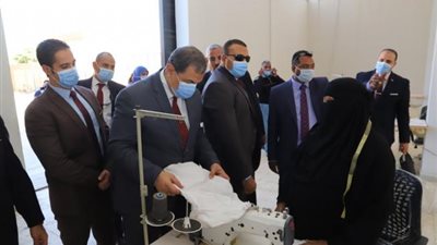صور.. ماذا شاهد وزير القوي العاملة بمركز تدريب الرضوانية بالأقصر؟