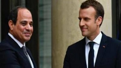 السيسي يدعو ماكرون لزيارة مصر العام المقبل