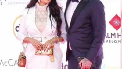 أحمد الفيشاوي يتغزل في زوجته : ”بحبك”