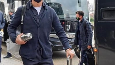 رونالدو ولاعبي اليوفينتوس في اسبانيا لمواجهة برشلونة