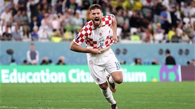 بيتكوفيتش يحرز الهدف الثاني لكرواتيا في مرمي مصر في الدقيقة 57