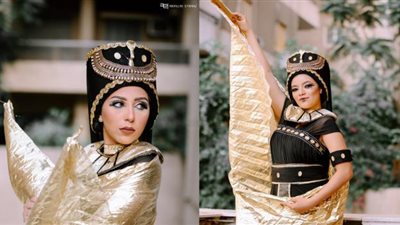 احتفالًا بنقل مومياوات التحرير.. جلسة تصوير «بطابع فرعوني» لفتيات الموكب