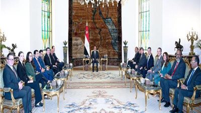 خلال لقائه وفد مجلس النواب الأمريكي.. 5 تصريحات حاسمة من الرئيس السيسي عن القضية الفلسطينية