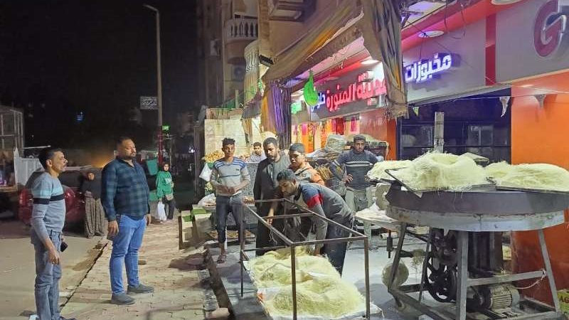 رفع الإشغالات بحدائق
