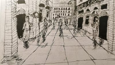 ذاكرته فوتوغرافية.. طفل عمره عامين يرسم لوحات بأدق التفاصيل لأي مكان بمجرد أن يراه للحظات