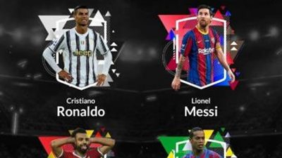 صلاح ينافس (رونالدو وميسي ورونالدينيو) على جائزة لاعب القرن الـ21