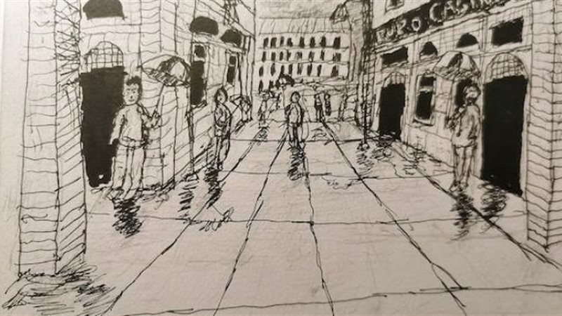 إحدي لوحات الطفل