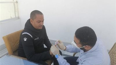 صور.. سيراميكا كليوباترا يخضع لاختبار ”رابيد تيست” قبل مواجهة الإنتاج الحربي