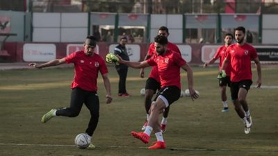 بيكهام يشارك في تدريبات الأهلي للمرة الأولى