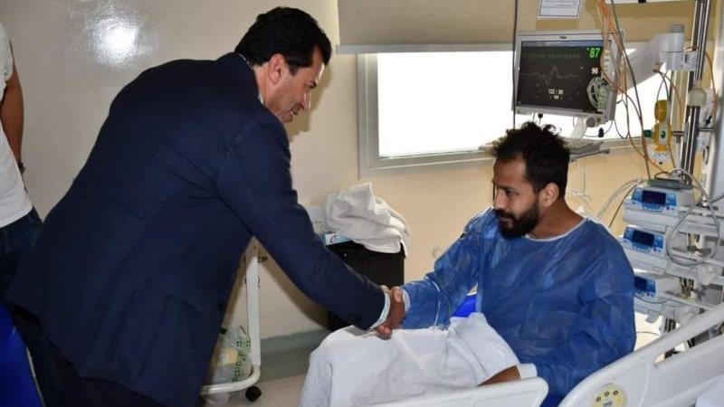وزير الراضة يزور