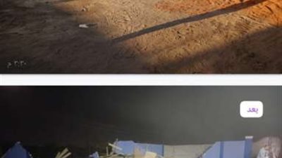 شاهد.. الجيزة تزيل  20 حالة تعدي وبناء مخالف على الأراضي الزراعية