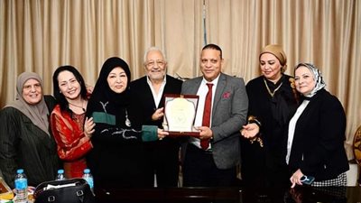 بالصور .. تكريم عفاف شعيب بحضور خالد زكي وهند عاكف