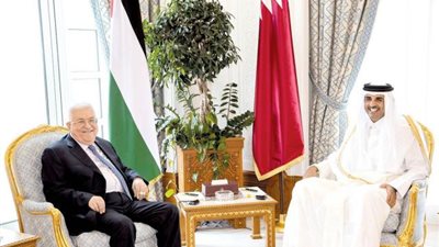 اليوم..عباس يلتقي تميم في الدوحة