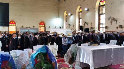 شاهد.. كيف ودعت الكنيسة الإنجيلية شيخ قسوس الطائفة؟