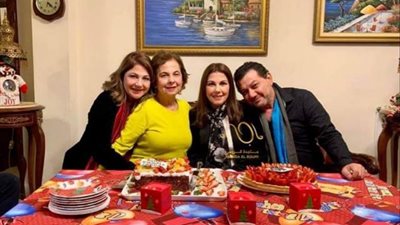 ماجدة الرومي تحتفل بعيد ميلادها الـ 64 مع عائلتها (صور)