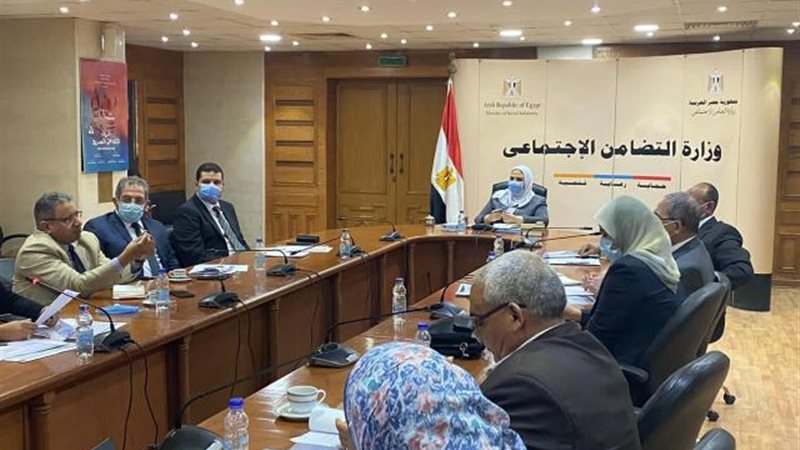 اجتماع وزيرة التضامن