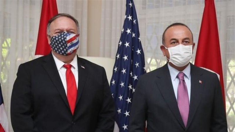 جاويش أوغلو وبومبيو