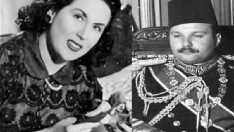 ليلي مراد والملك