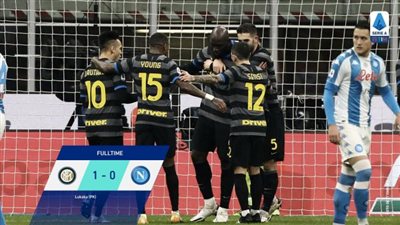 إنتر ميلان يهزم نابولي بهدف ويقفز لـ”وصافة” الكالتشيو