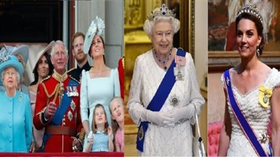 «نفس الشكل».. حكاية الأميرة كيت وإطلالاتها المتشابهة مع الملكة إليزابيث