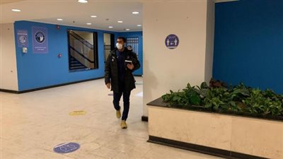 وصول بيراميدز لاستاد الدفاع الجوي لمواجهة الزمالك