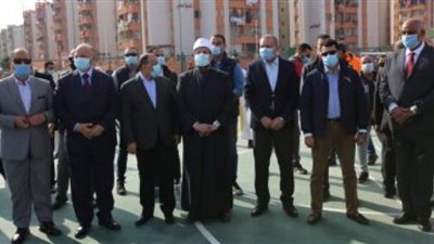 وزراء التنمية المحلية و الرياضة والأوقاف يتفقدون مركز شباب الأسمرات