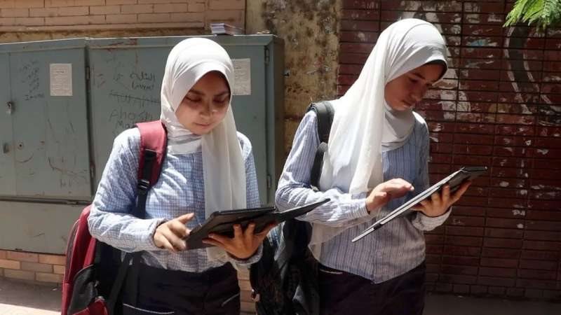 الطلاب قبل الامتحانات