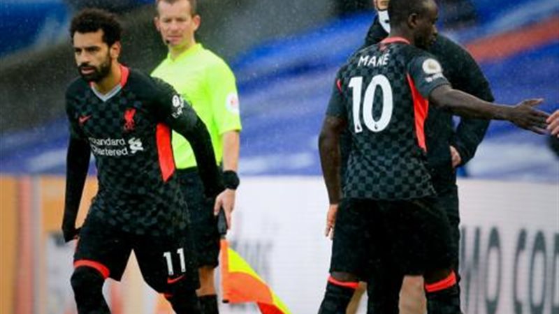 محمد صلاح لحظة دخوله