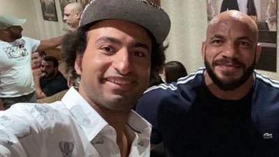 بصورة تجمعهما.. على ربيع يهنىء بيج رامي على ”مستر أولمبيا”