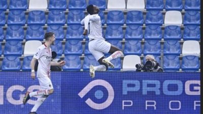 مهاجم ميلان يسجل أسرع هدف في تاريخ الدوري الإيطالي