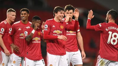 مانشستر يونايتد يفوز على ليدز (6_2) بالدوري الإنجليزي