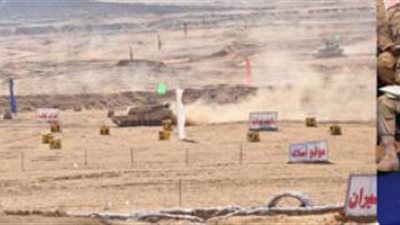 الفريق محمد فريد يشهد تنفيذ المرحلة الرئيسية للمشروع التكتيكى ”صمود - 16”