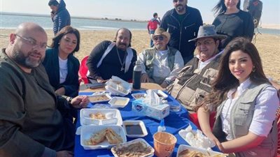 شاهد.. شيكو ورانيا يوسف وميرنا جميل في كواليس ”اللعبة 2”