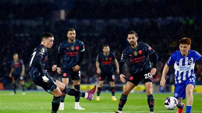 حسابات تتويج مانشستر سيتي بلقب الدوري الإنجليزي بعد الرباعية أمام برايتون