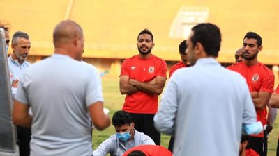 فرض الاجراءات الاحترازية على ملعب تدريب الأهلي قبل مواجهة سونيديب