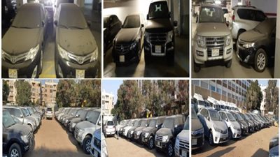 بالصور .. التفاصيل الكاملة لضبط 121 سيارة مخالفة لشروط الإعفاءات الجمركية