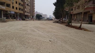 محافظة الجيزة أعمال رصف وتوسعة الشوارع البديلة لشارع الهرم