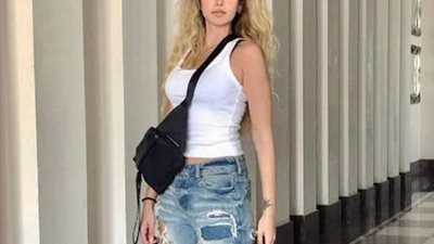 هنا الزاهد تتحدى الشتاء بإطلالة صيفية بـ ”ببنطلون مقطع”