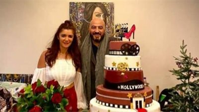 طليق غادة عادل يحتفل بعيد ميلادها: كل سنة وأنتي حبيبتي